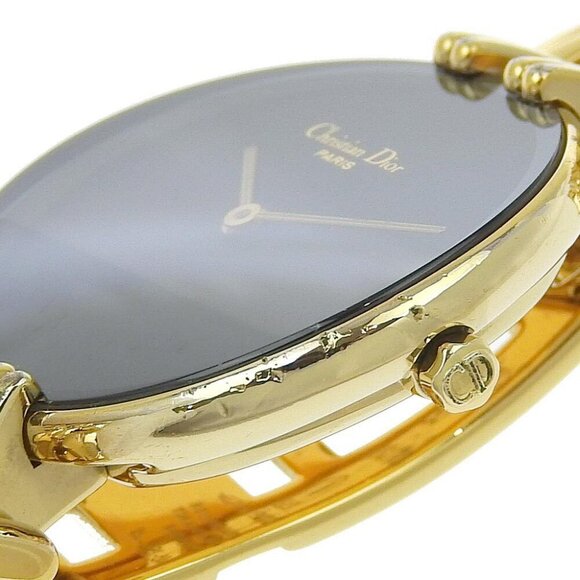 Dior Bakira Watches blackDial Plated Gold Quartz Analog display - Picture 6 of 8